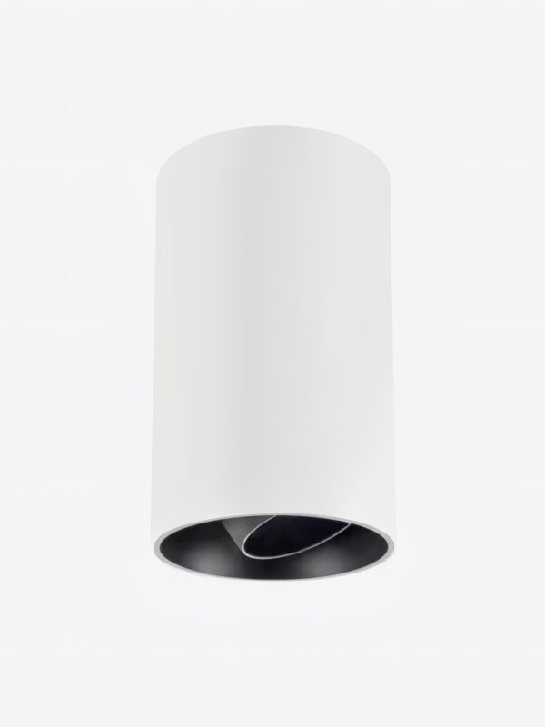 White Adjustable Surface Mounted Spotlight