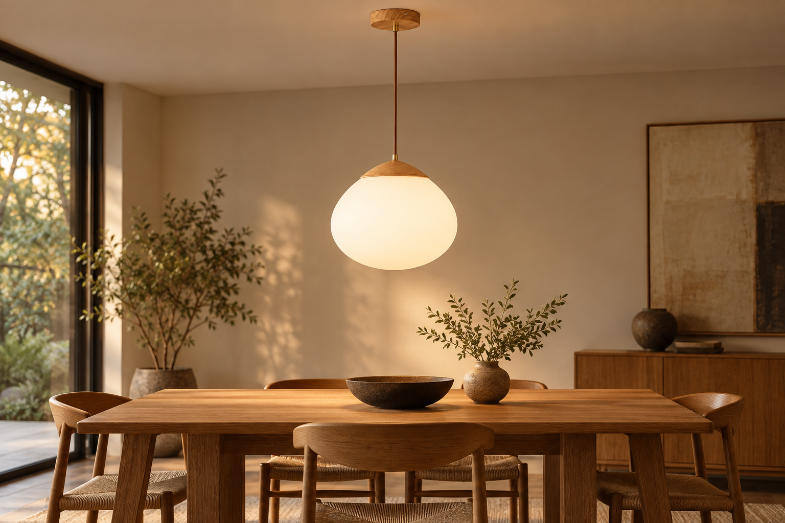 WoodOpal Pendant — Application view