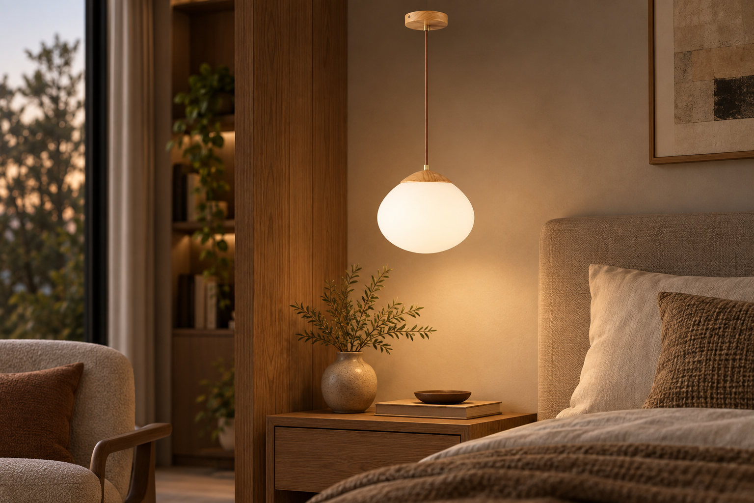 WoodOpal Pendant — Application view