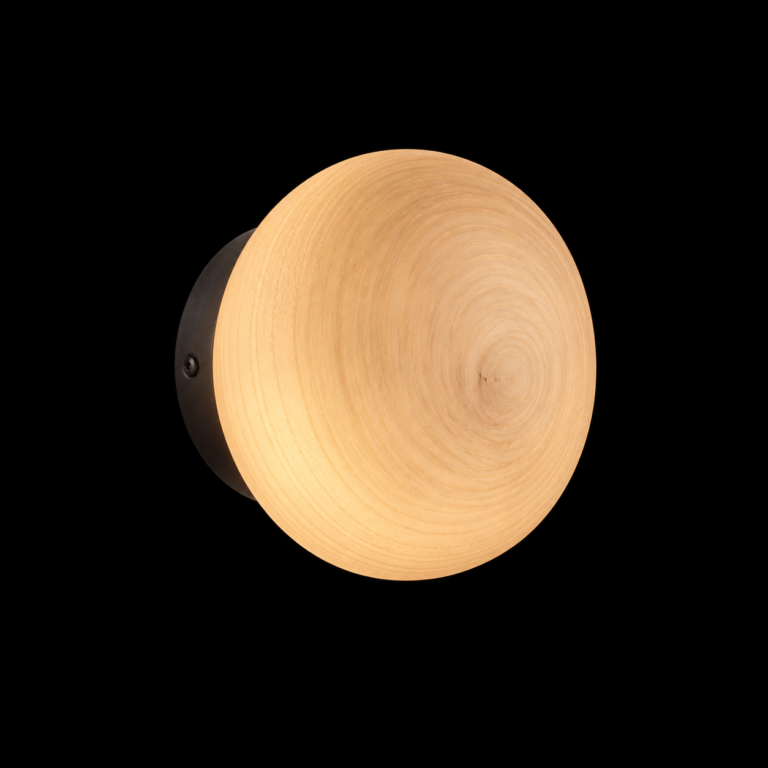 Pebble-Shaped Wall Sconce