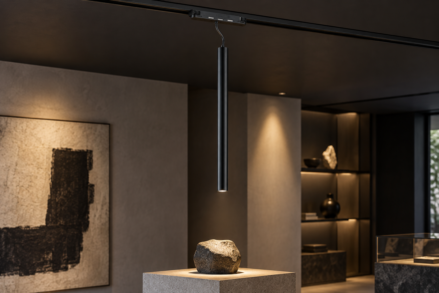 Mounted track Pedant light-Stick — Application view