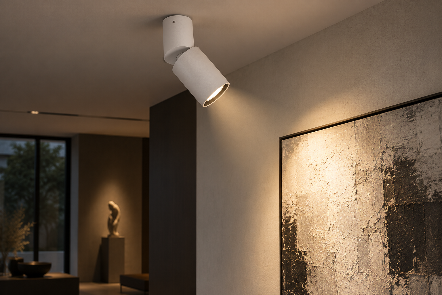 Swivel Surface-mounted Spot Light — Application view